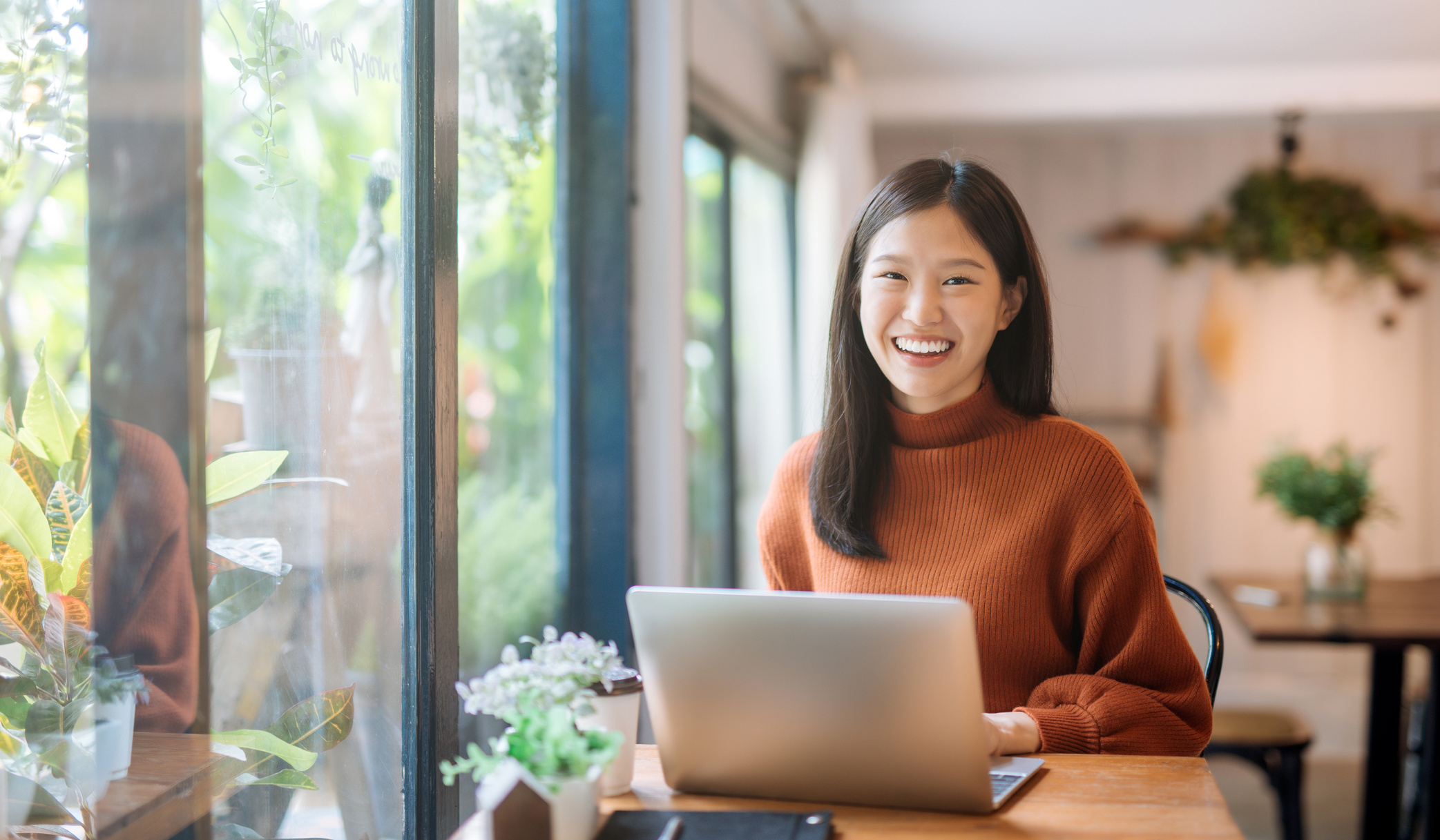 Woman with a Laptop